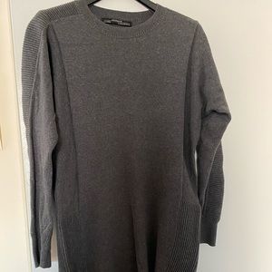 All Saints gray sweater dress
